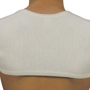 Coprispalle anatomico lana merino color bianco