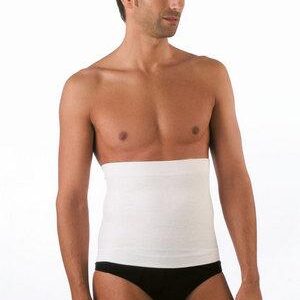 Termocintura tubolare lana merino e cotone h 27 cm